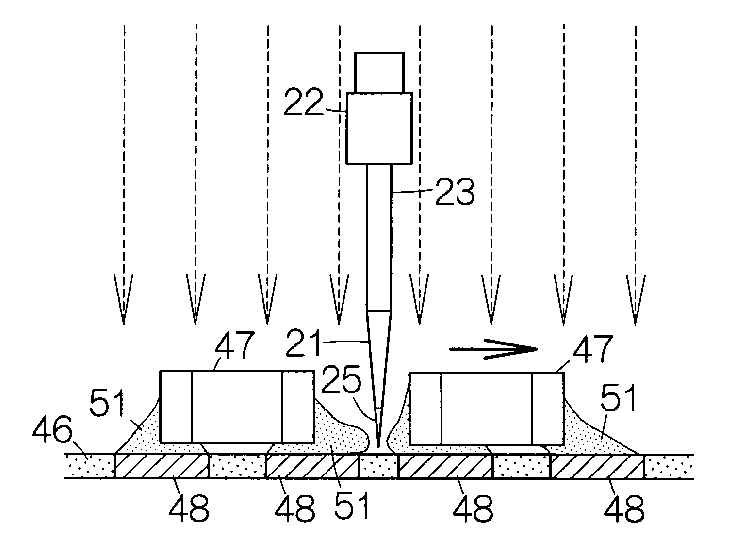 Solder repairing apparatus and method of repairing solder