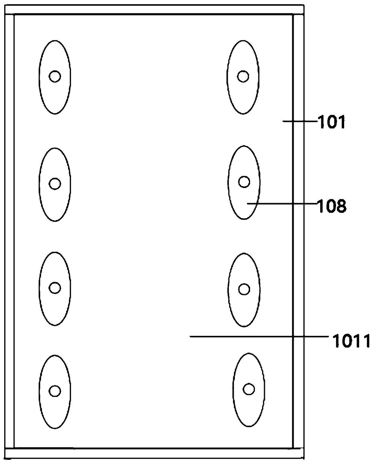 Marine release device for mactra veneriformis and method