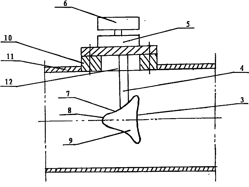 T-shaped flow meter