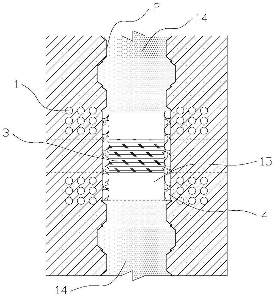 Excavation construction method for in-situ protection of long and narrow deep foundation pits for underground pipelines