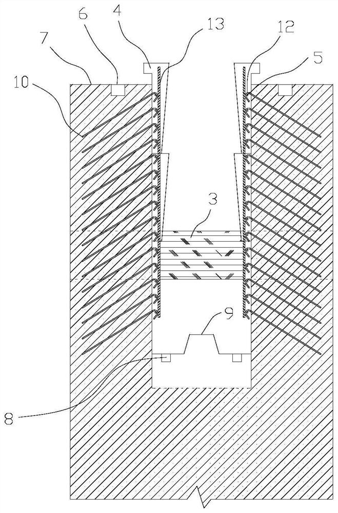 Excavation construction method for in-situ protection of long and narrow deep foundation pits for underground pipelines