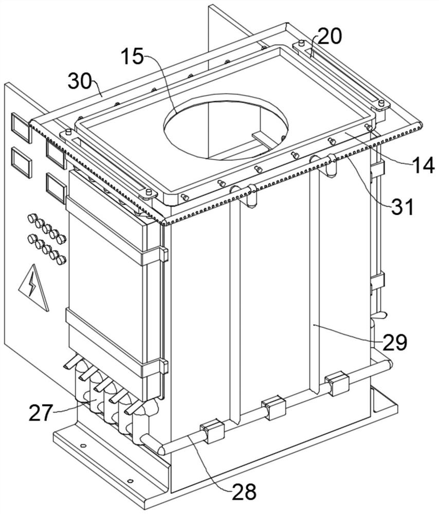 Outdoor electrical cabinet with external shunting water-blocking structure