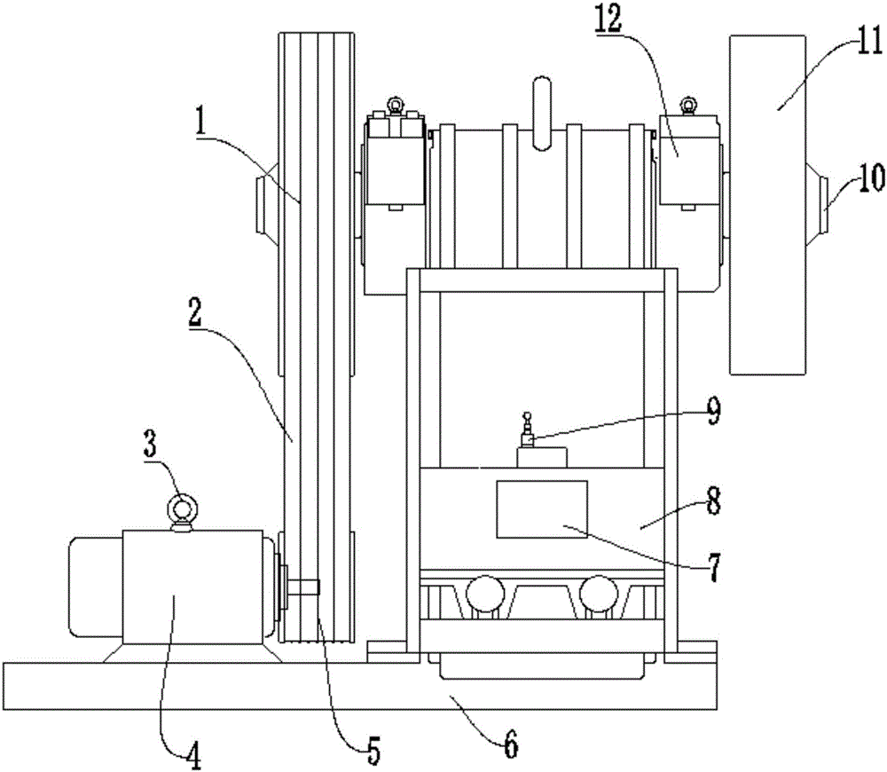 Pressure testing type numerically-controlled crusher for solid wastes