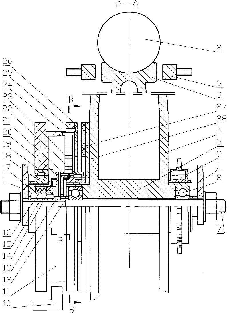 Single-side hub type energy-saving wheel device