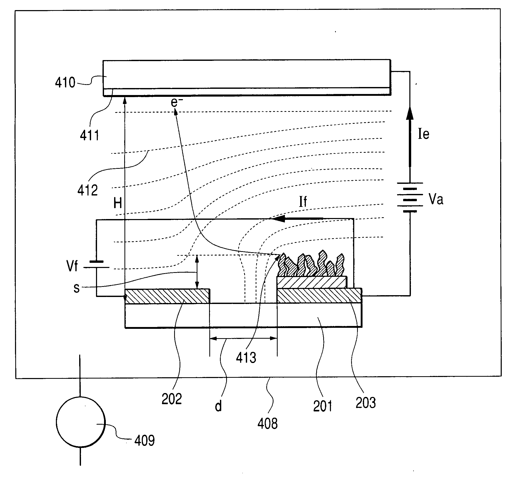 Catalyst used to form carbon fiber, method of making the same and electron emitting device, electron source, image forming apparatus, secondary battery and body for storing hydrogen