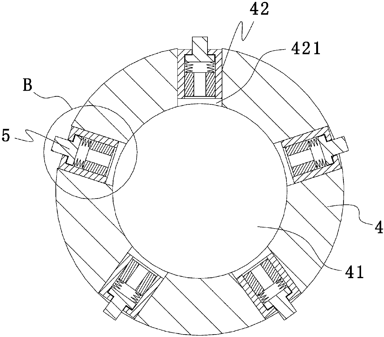 An energy-saving textile fabric processing device