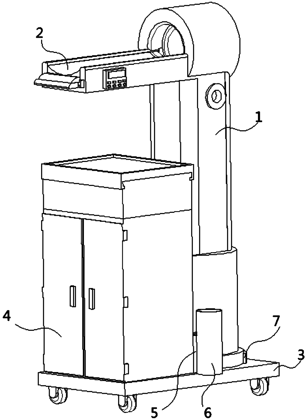 Medical auxiliary device for infusion