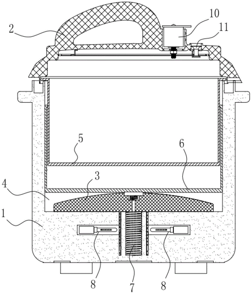 Full-automatic boiling and steaming integrated electric cooker