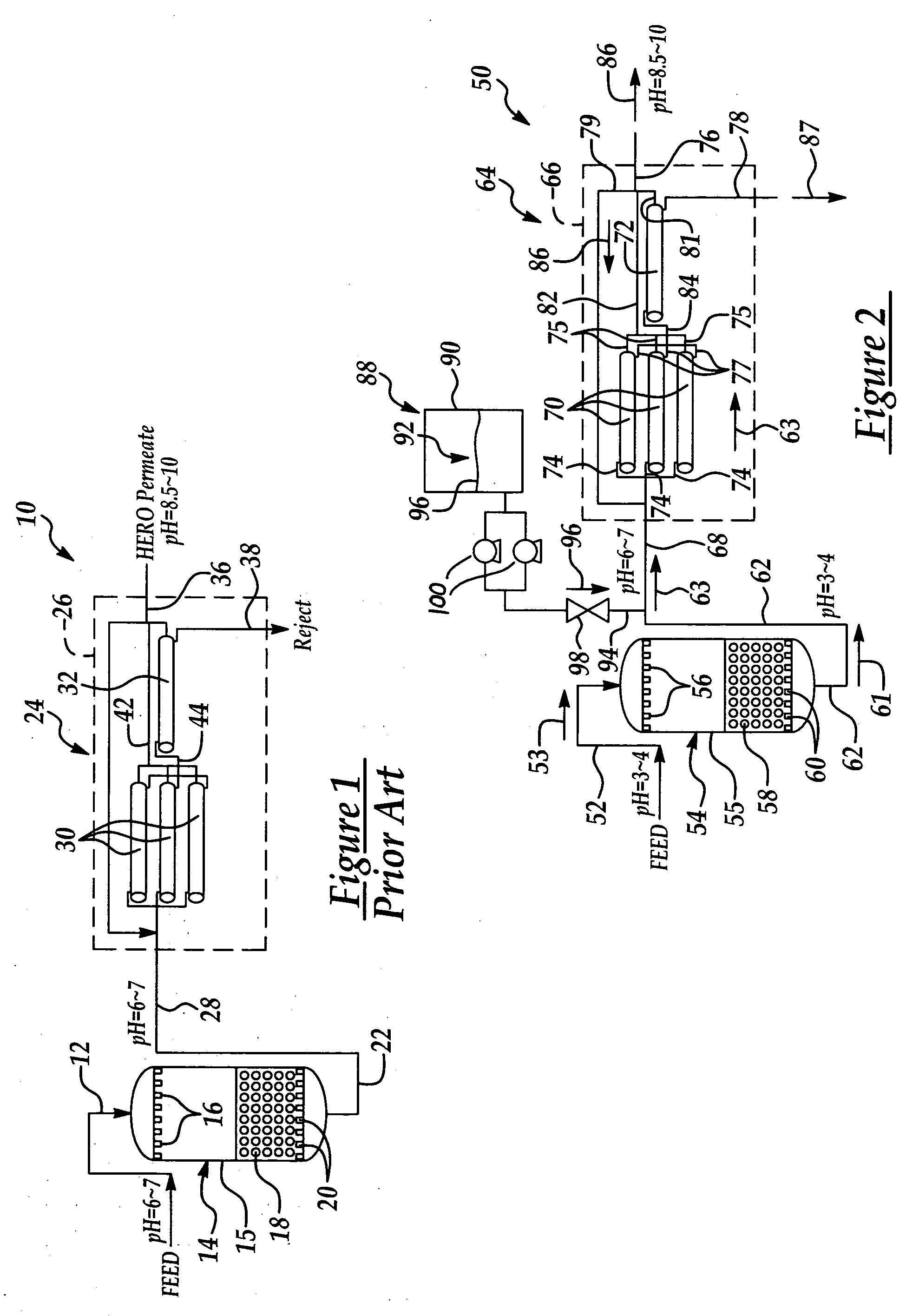 Base dosing water purification system and method