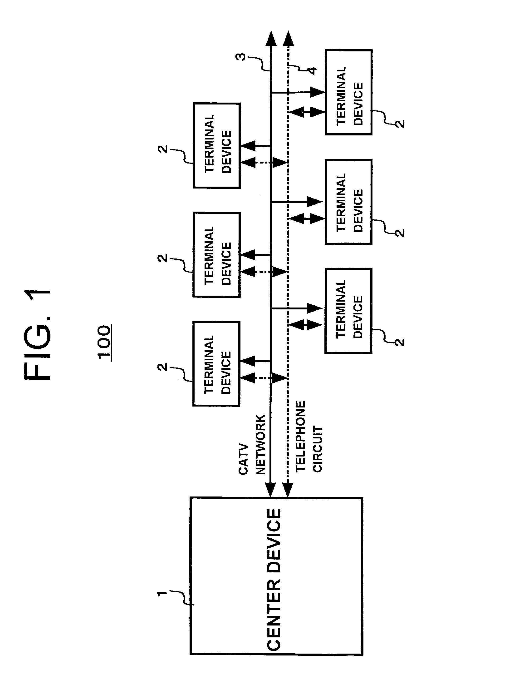 System for and method of transmitting and receiving program, center device, and terminal device
