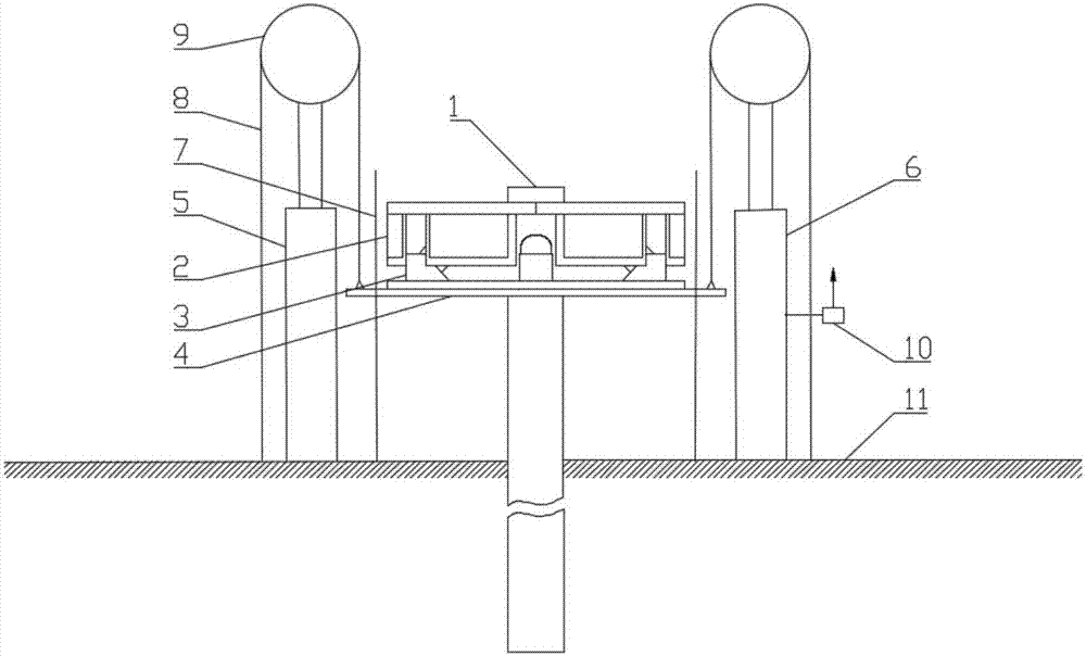 Offshore floating drilling riser flexible hanger