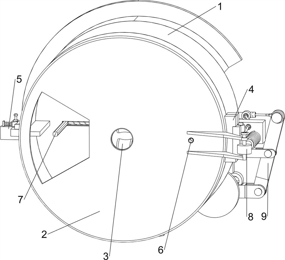 Automatic roll paper cutting device for public toilet