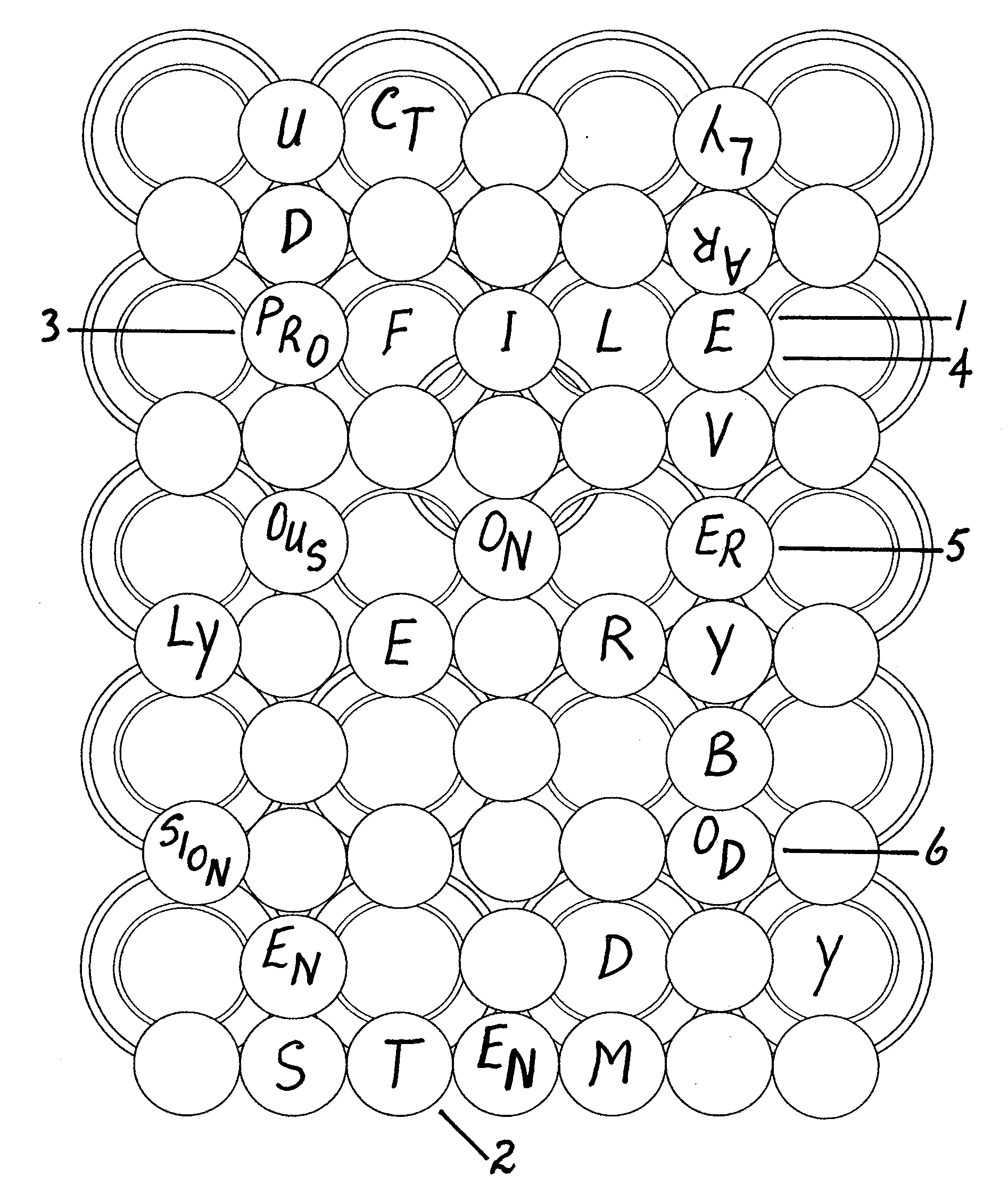 Board game for building words with single-letter and multiple-letter tiles on a plurality of multi-directional pathways