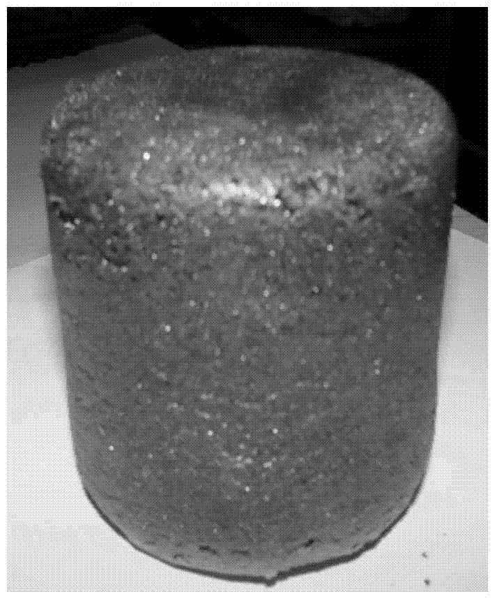 Wood liquefied substance foamed material and preparation method thereof