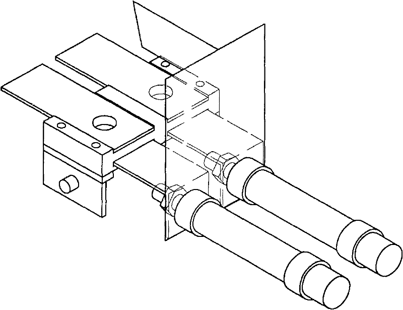 Automatic instantaneous inoculation device for casting of casting machine