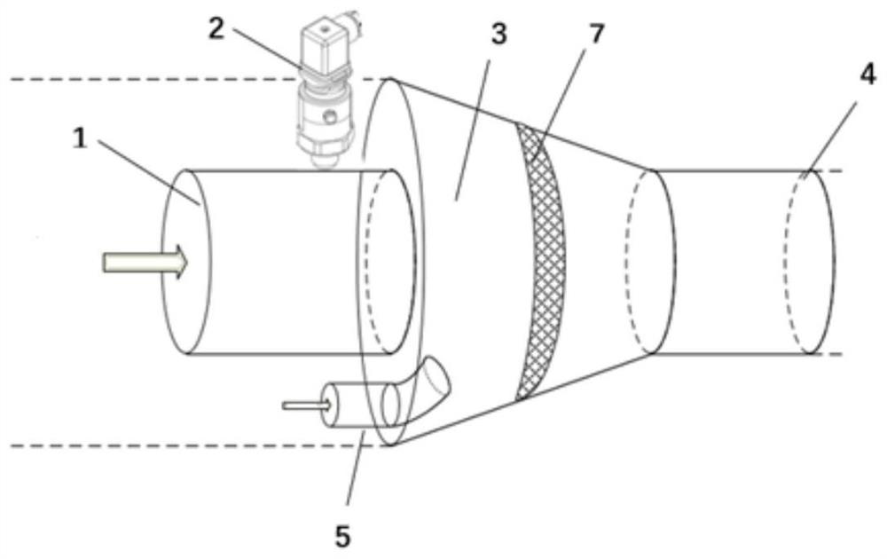 A compressed air foam generating device and its application method