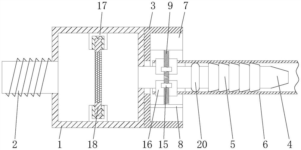 Sealed hose connector convenient to connect hose