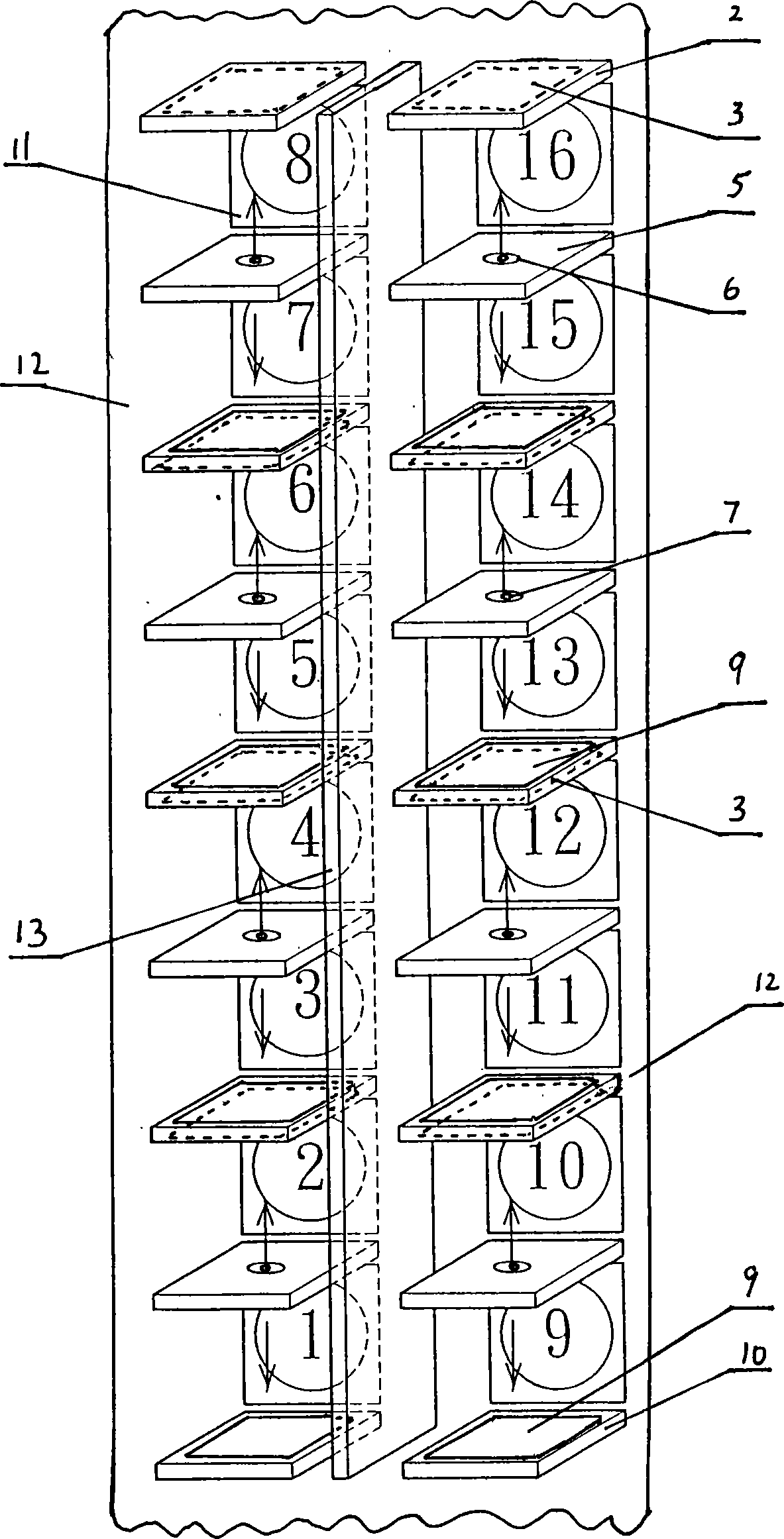 Non-contact switch type elevator panel