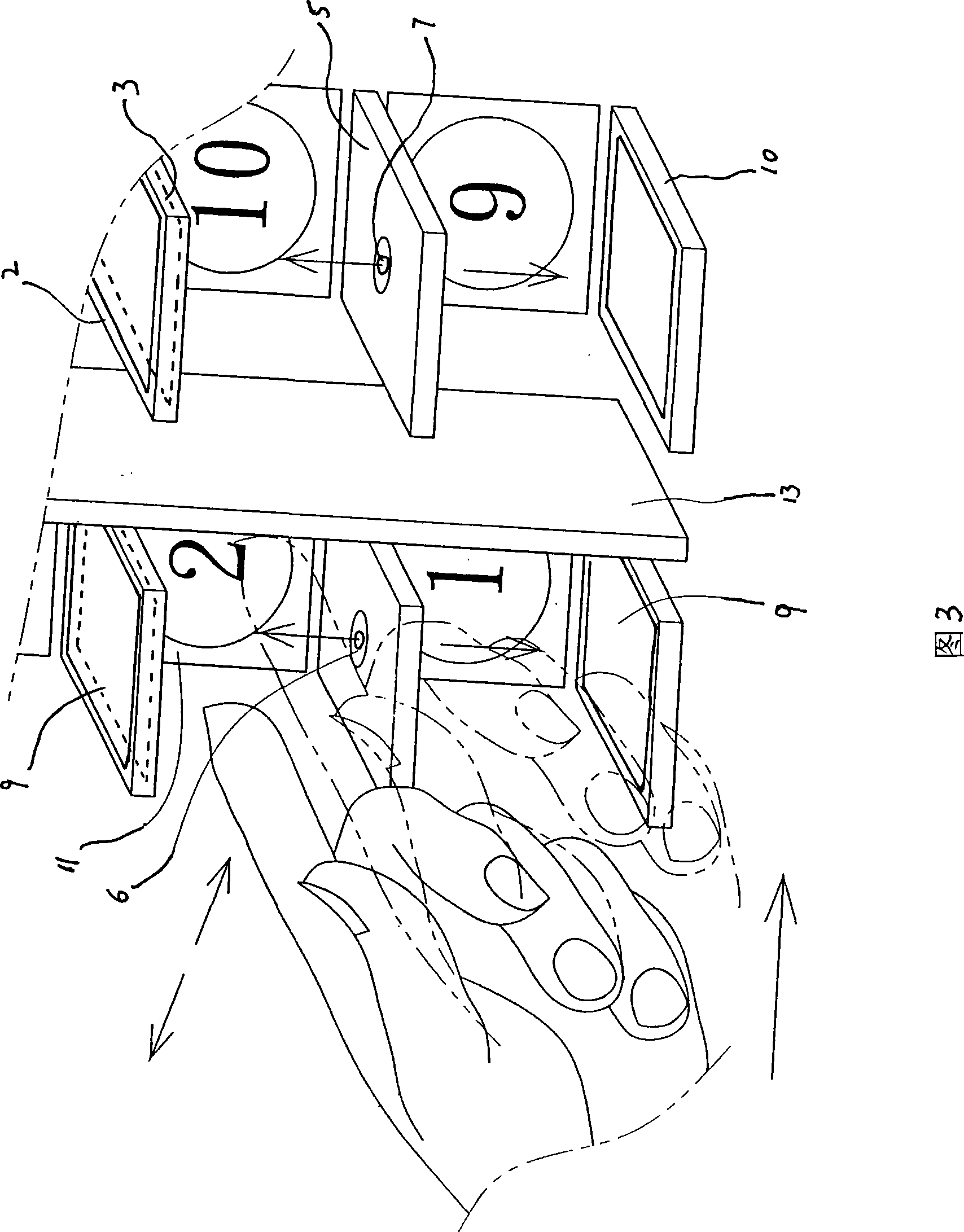 Non-contact switch type elevator panel