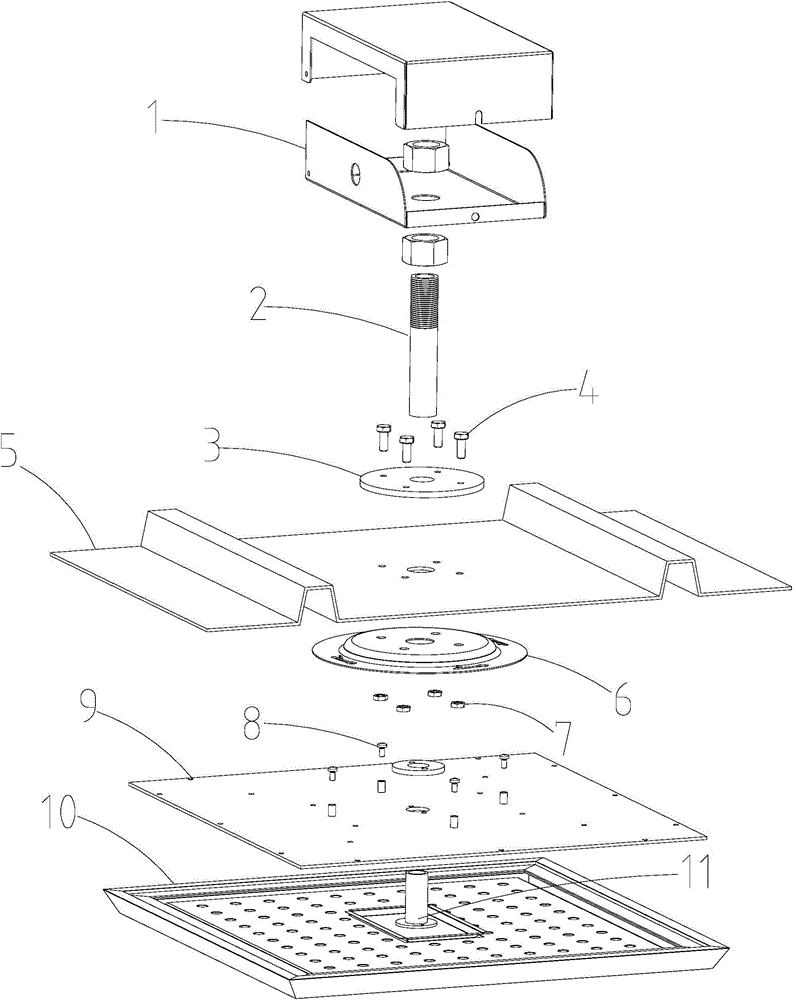 Rotary fixed lamp and mounting method thereof