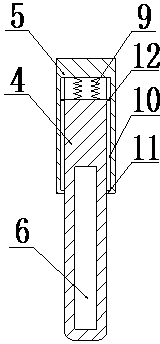 Lifting hook and crane provided with same