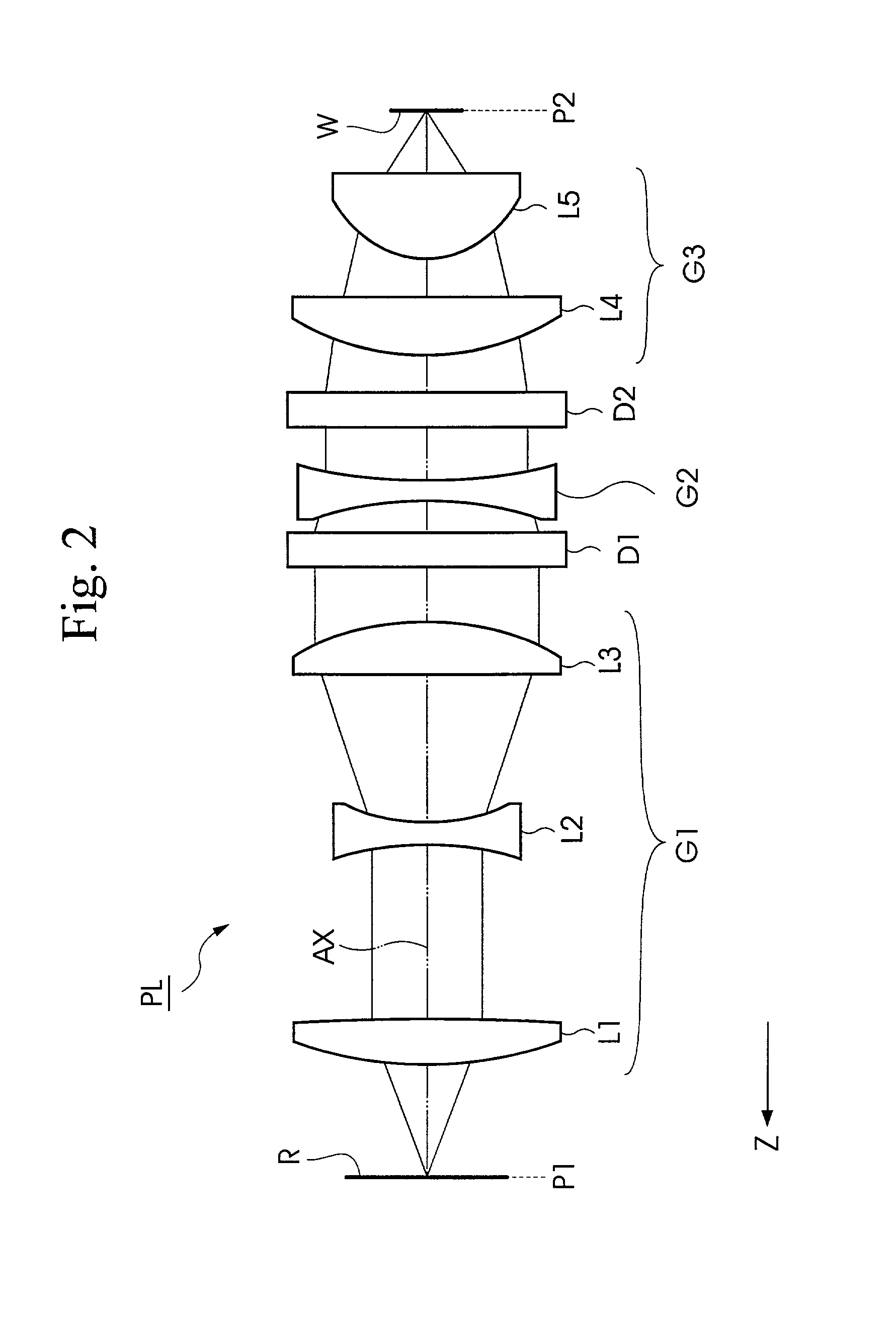 Projection optical system, exposure apparatus incorporating this projection optical system, and manufacturing method for micro devices using the exposure apparatus