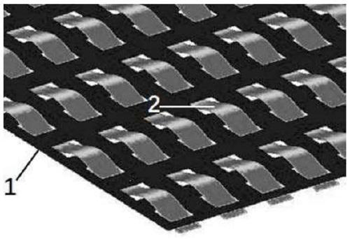 Fiber metal three-dimensional composite board and preparation method thereof