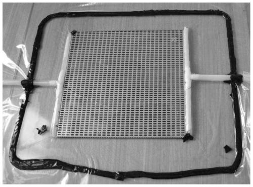 Fiber metal three-dimensional composite board and preparation method thereof