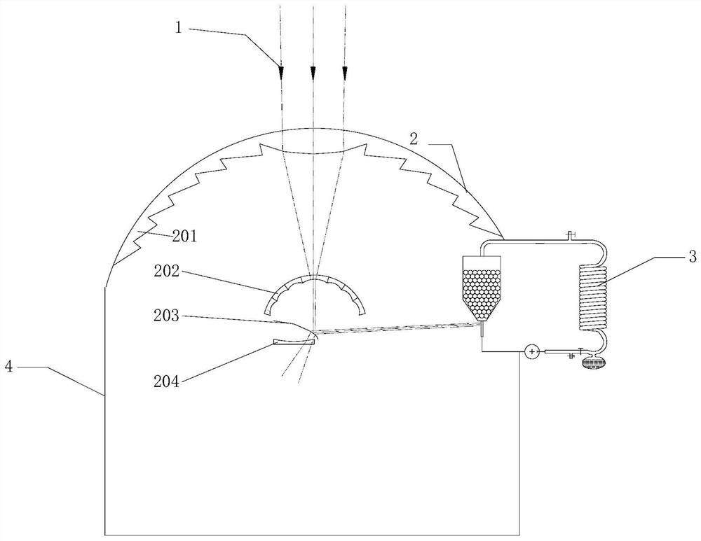 A self-supply water system for agricultural greenhouses based on a fluidized bed