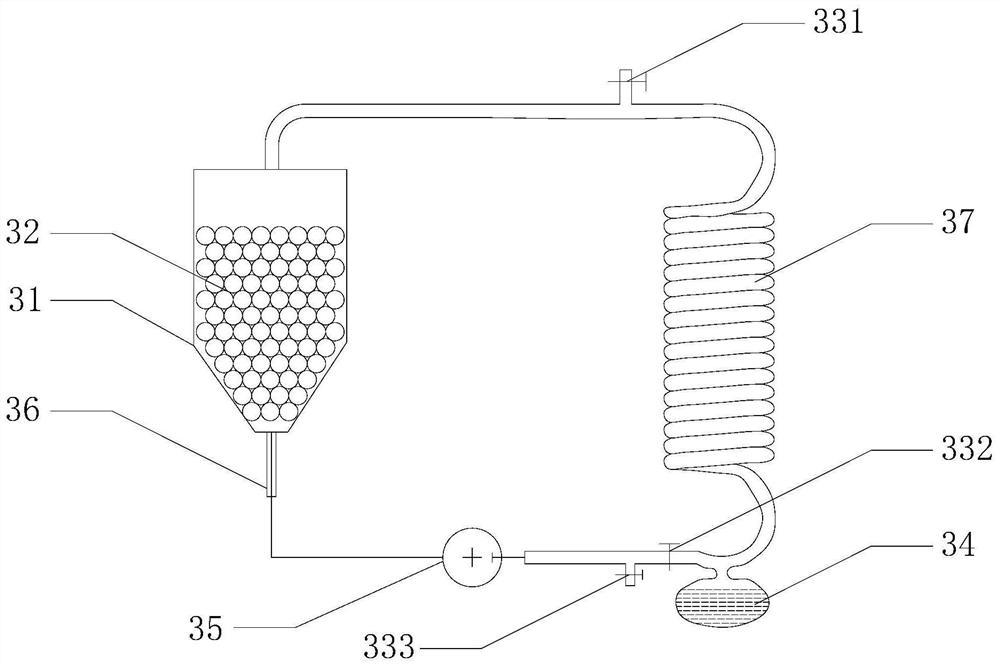 A self-supply water system for agricultural greenhouses based on a fluidized bed