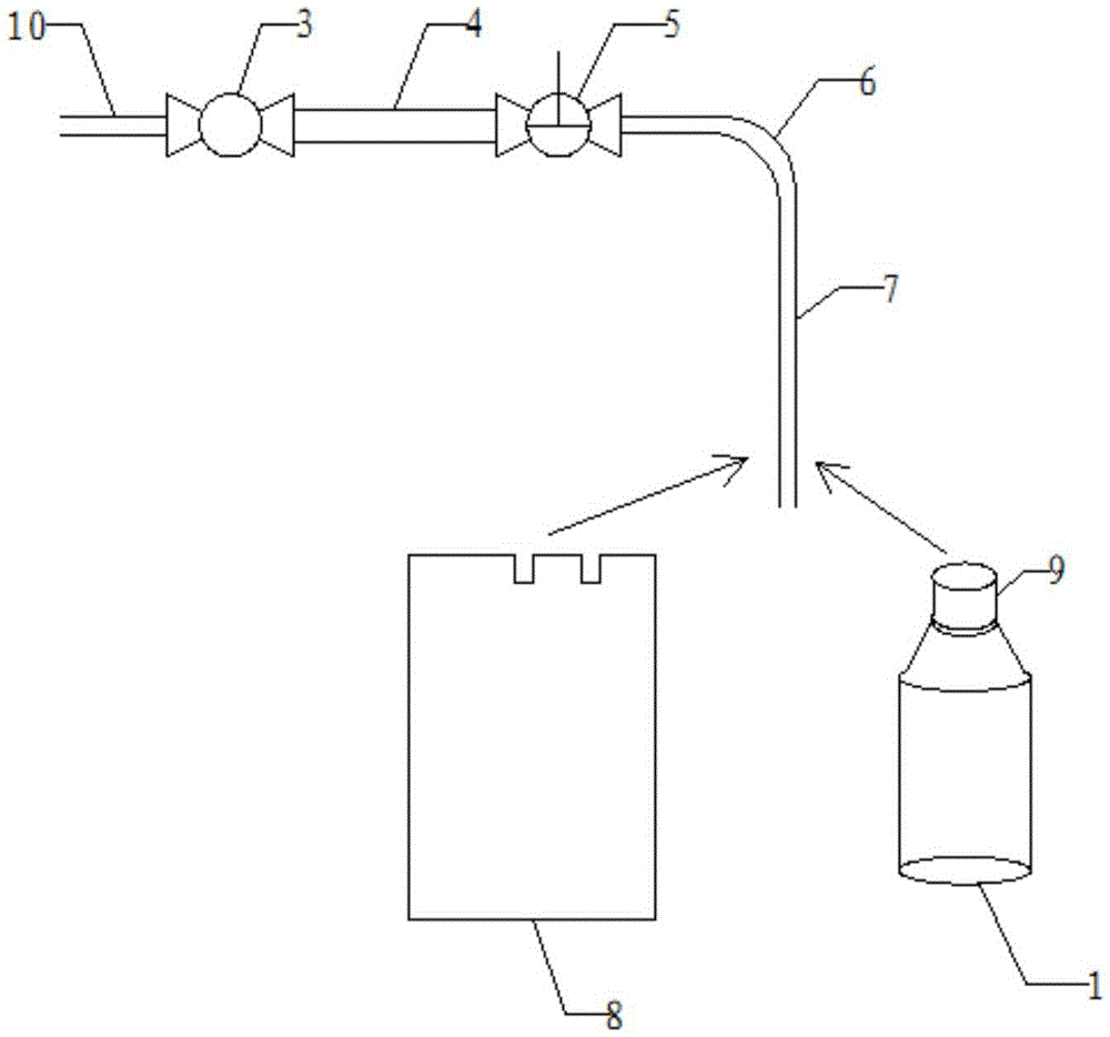 A kind of anhydrous hydrogen fluoride sampling device and sampling method