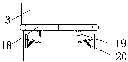 Sewage treatment device with stirring roller being replaced conveniently