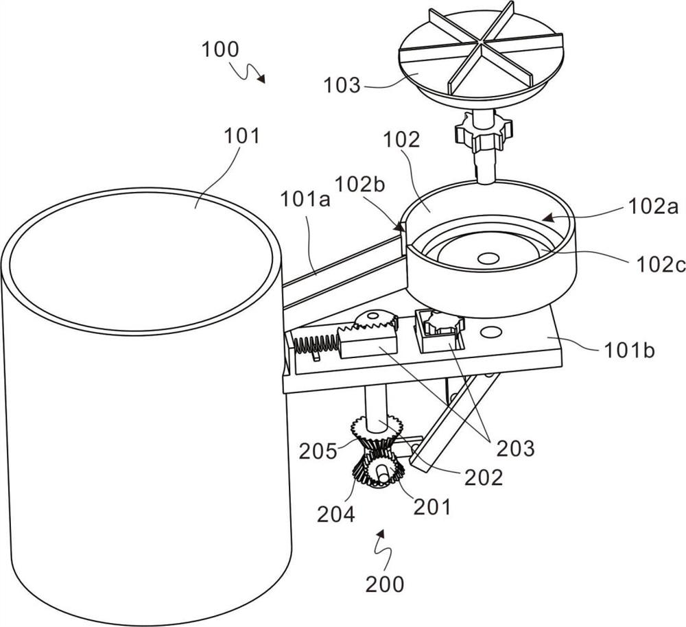 Material mixing device for ceramic clay manufacturing