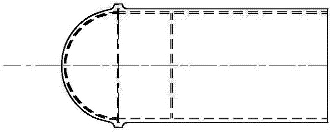 Round joint used for cylinder and box beam