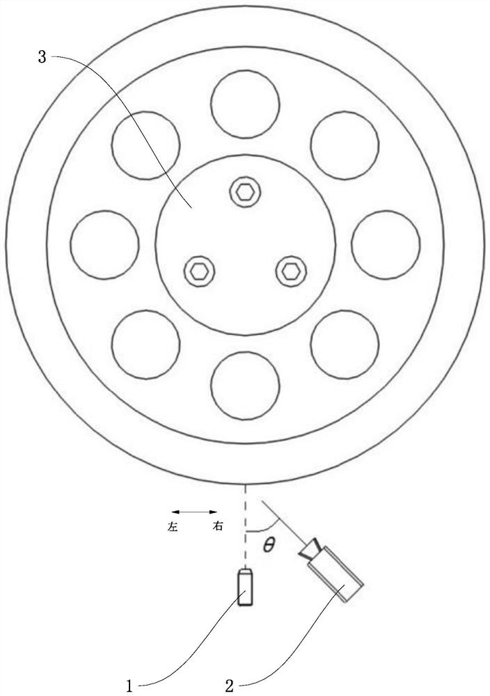Method for detecting three-dimensional size of wheel groove of elevator traction wheel