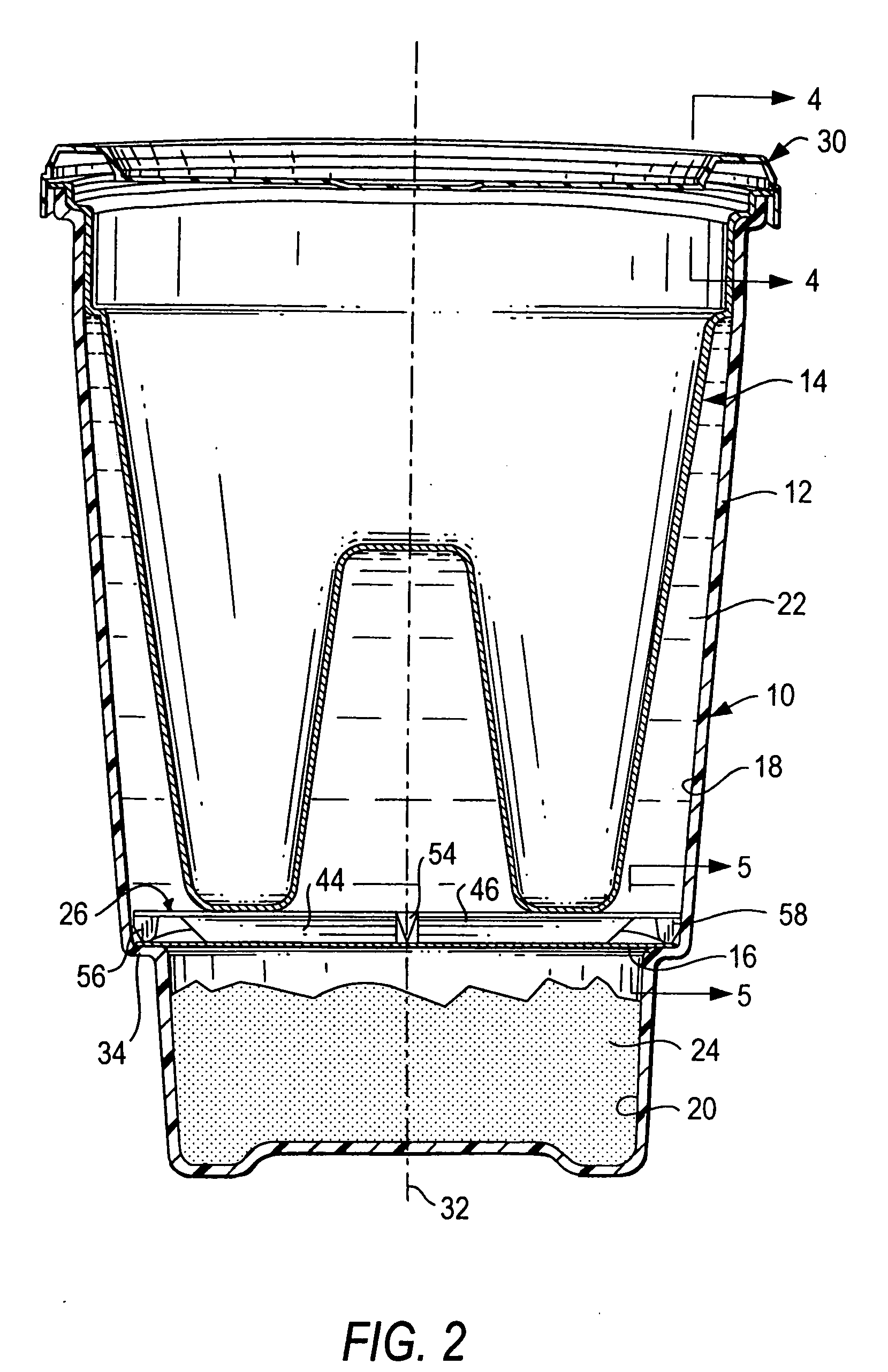 System for and method of making an arrangement for changing the temperature of a product