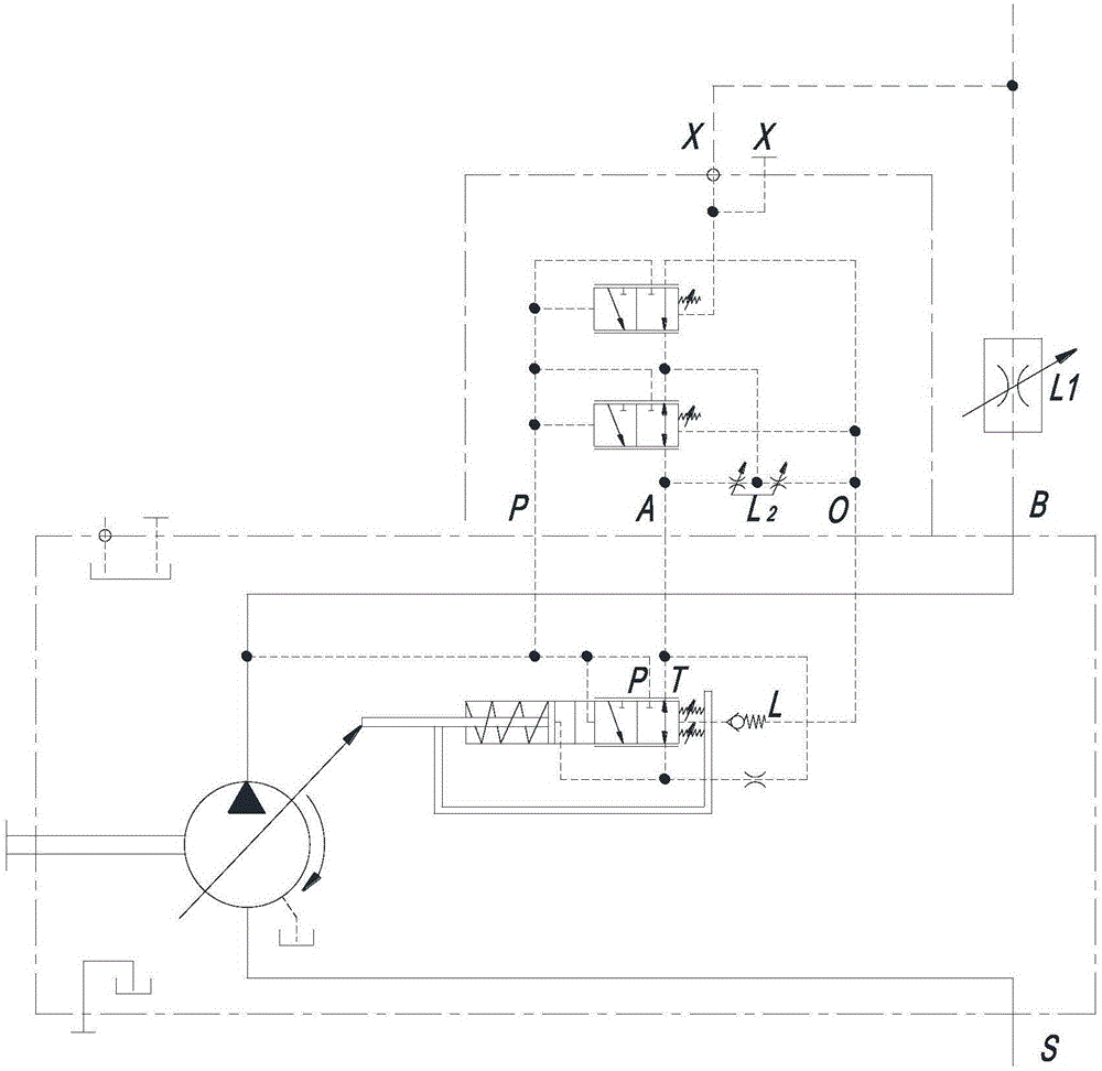 Variable control device of hydraulic pump and control method thereof