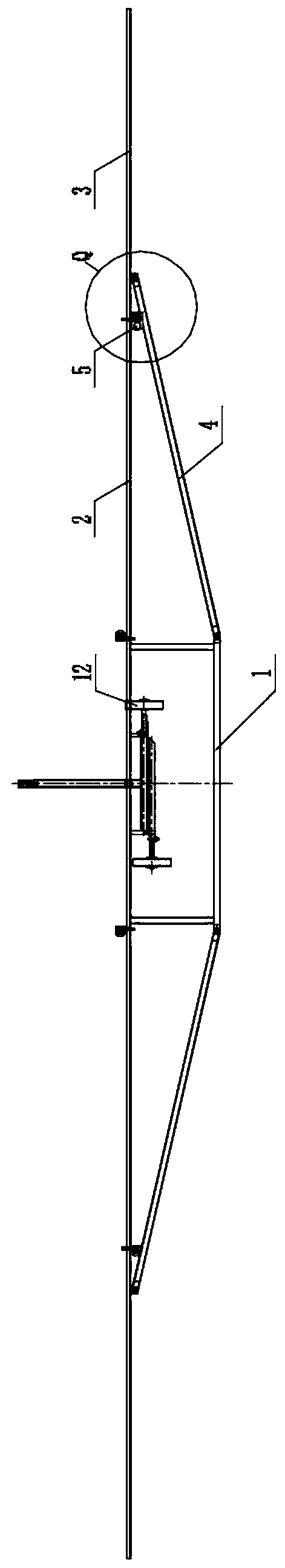 Truss type spray nozzle vehicle capable of being automatically unfolded or folded