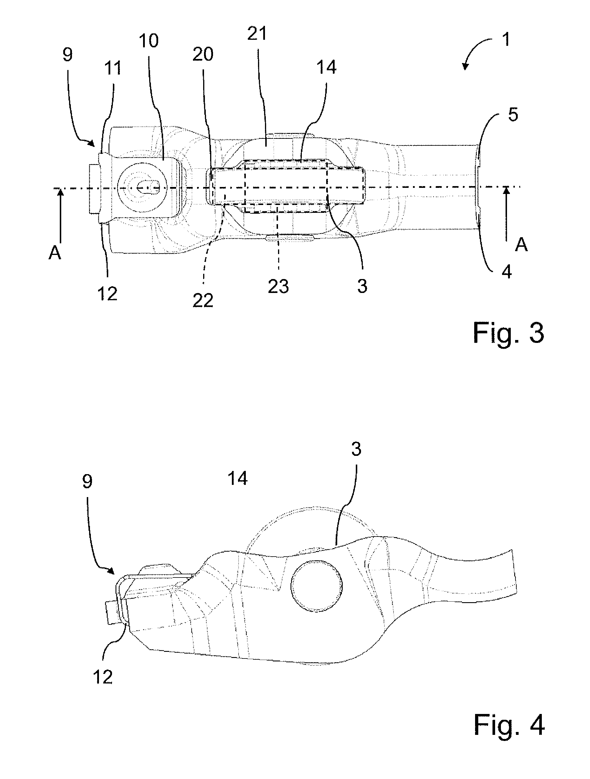 Finger follower lever for actuating a gas exchange valve