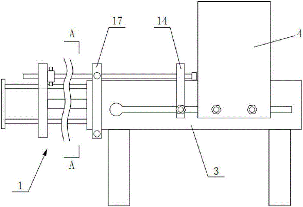 Stable automatic drilling device for side wall of board