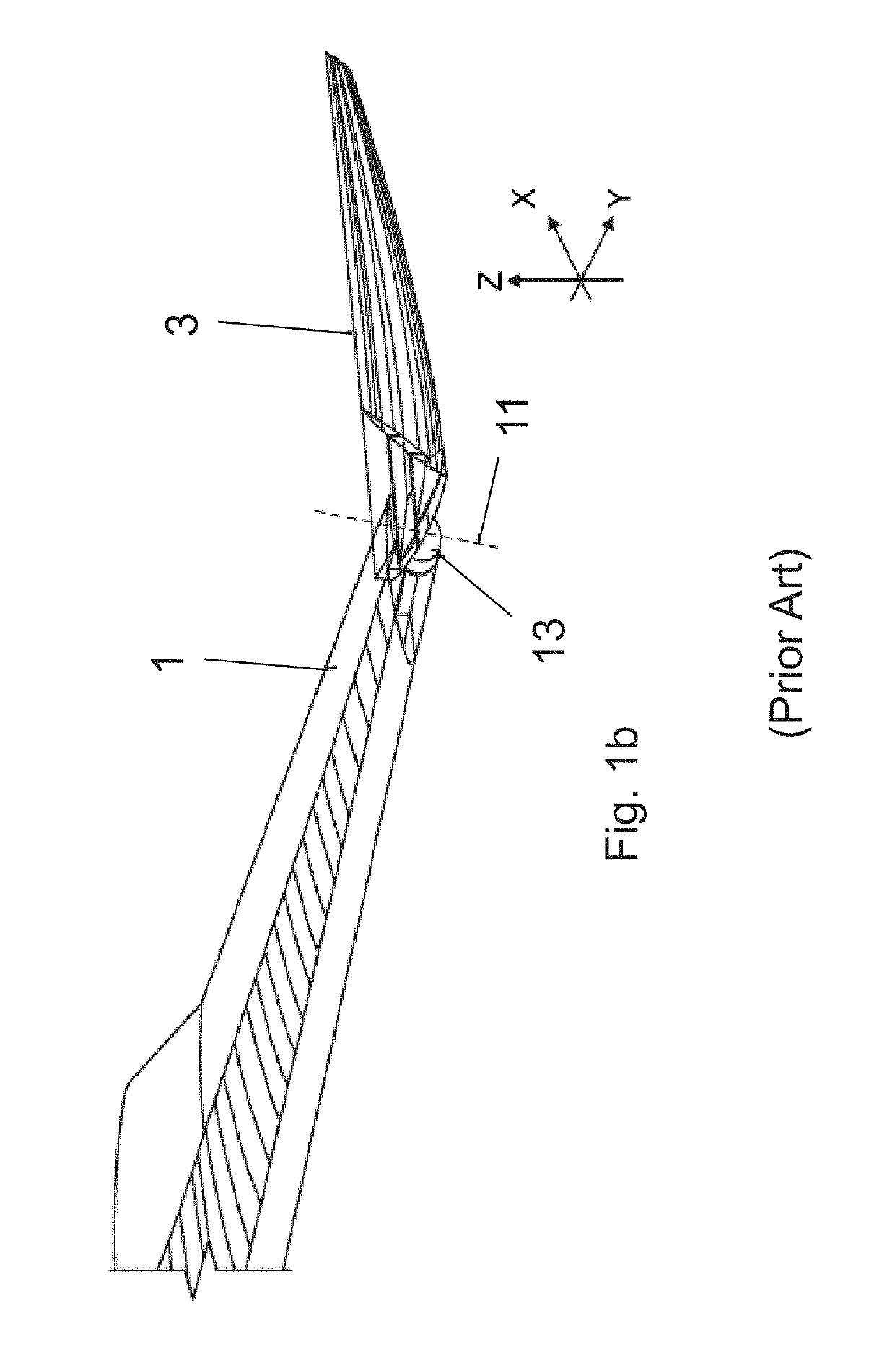 Moveable wing tip device, an outer end of a wing, and interfacetherebetween