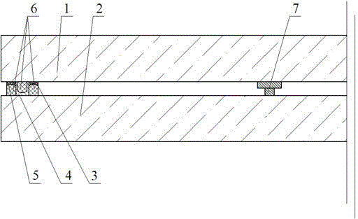 Bar frame sealed vacuum glass and manufacturing method thereof