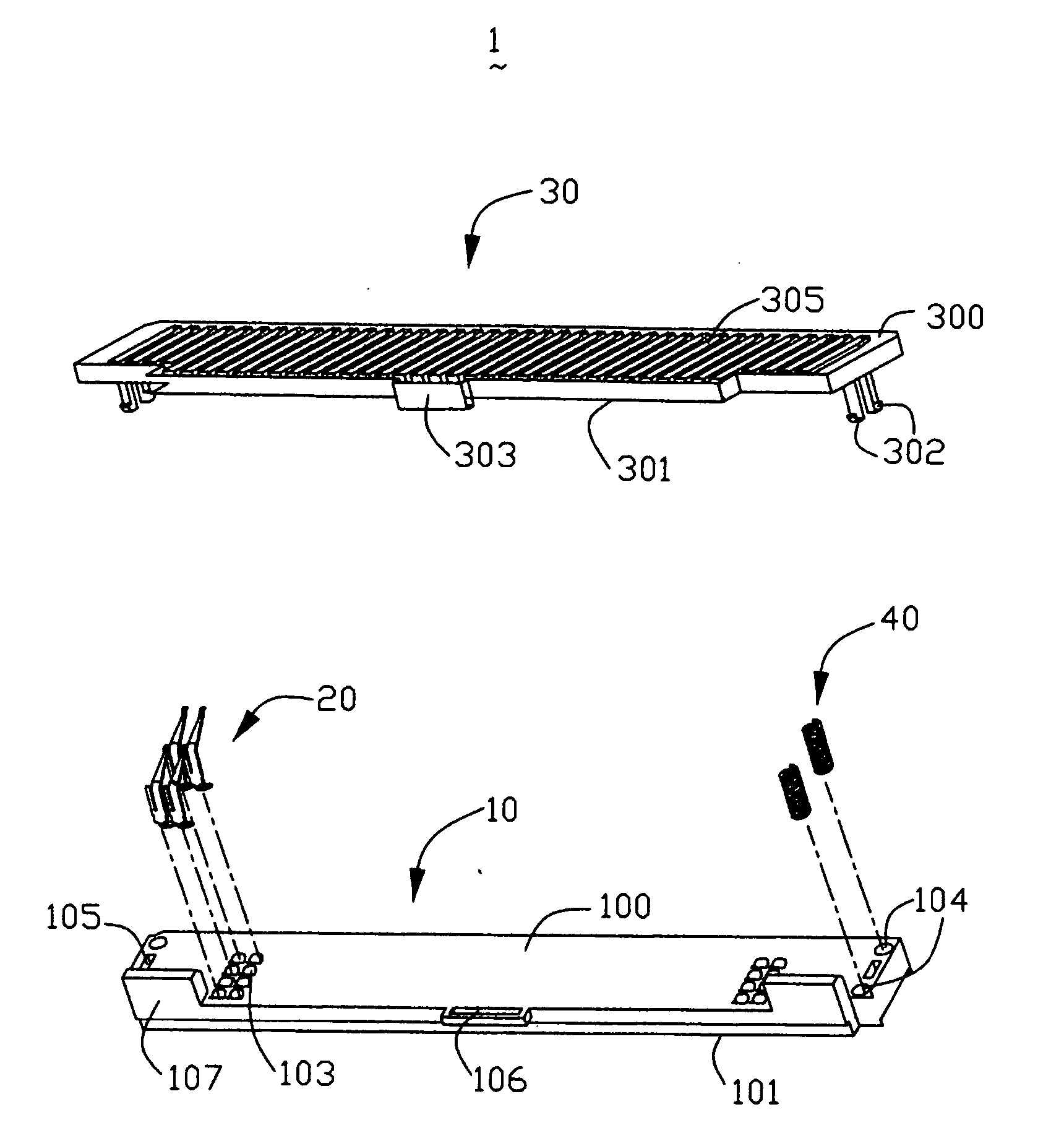 LGA socket connector with floating cover