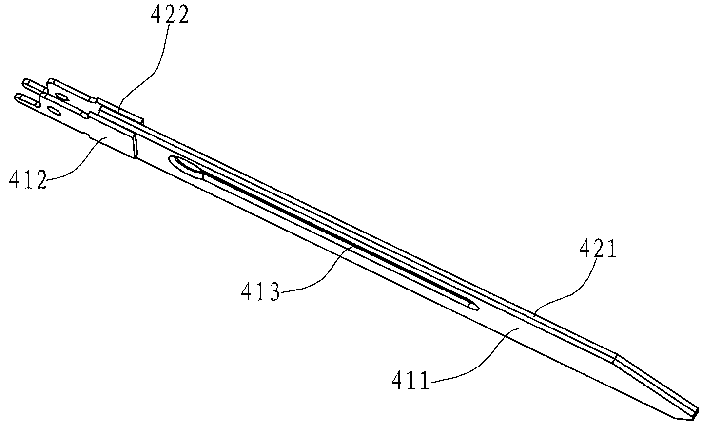 Paired saw blade structure of reciprocating saw