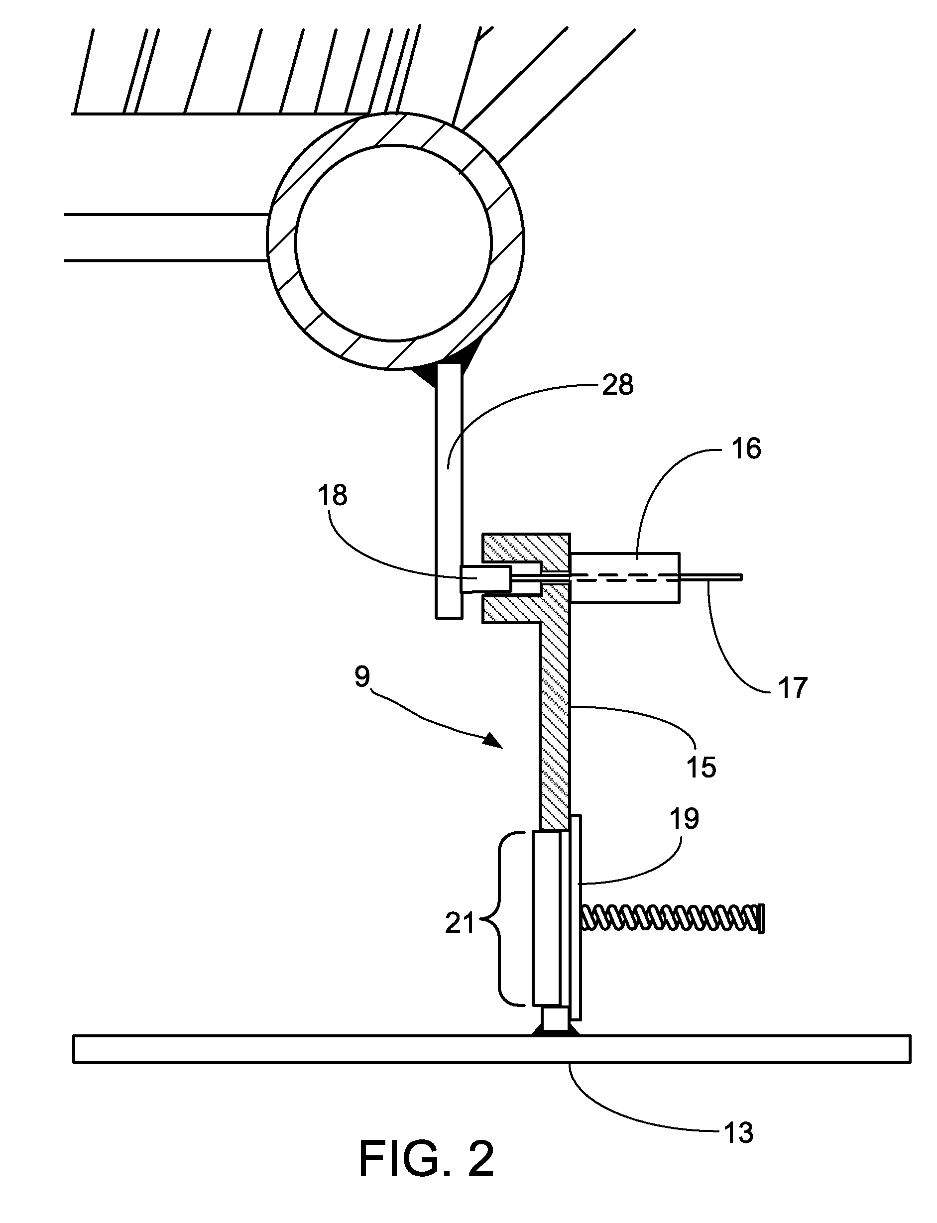 Sealing arrangement with a segmented seal and pressure relief