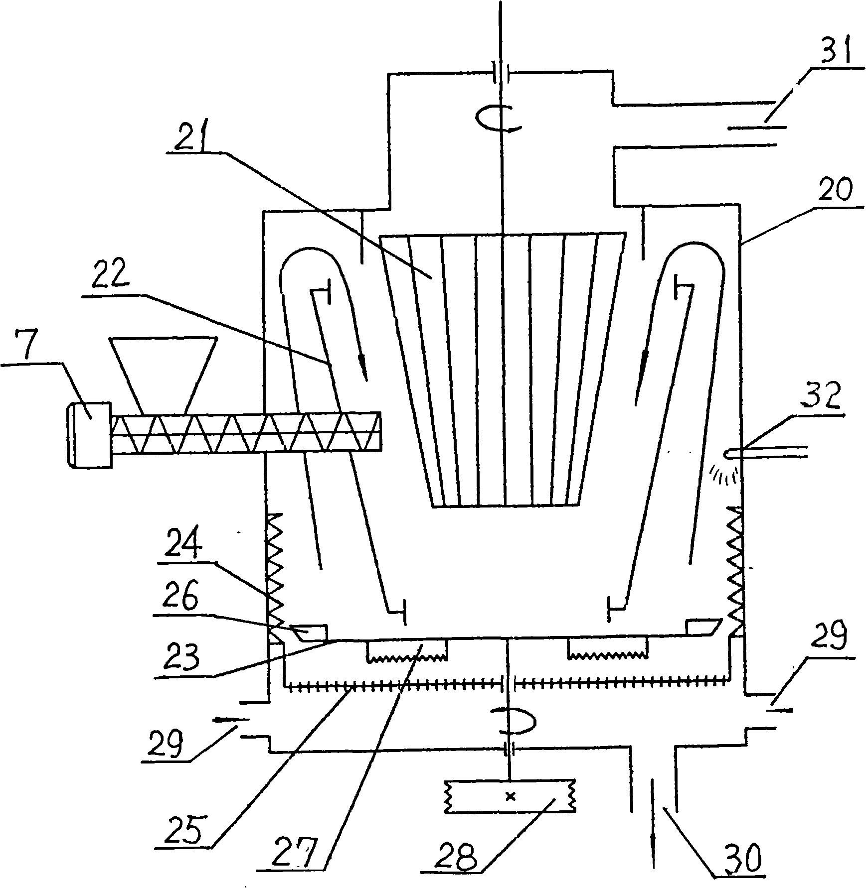 Novel crushing and separating technique for metal and non-metal in composite material