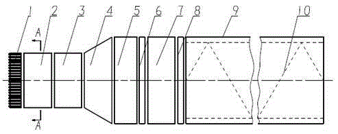 A kind of mesh extruder and scr catalyst manufacturing process based on extruder