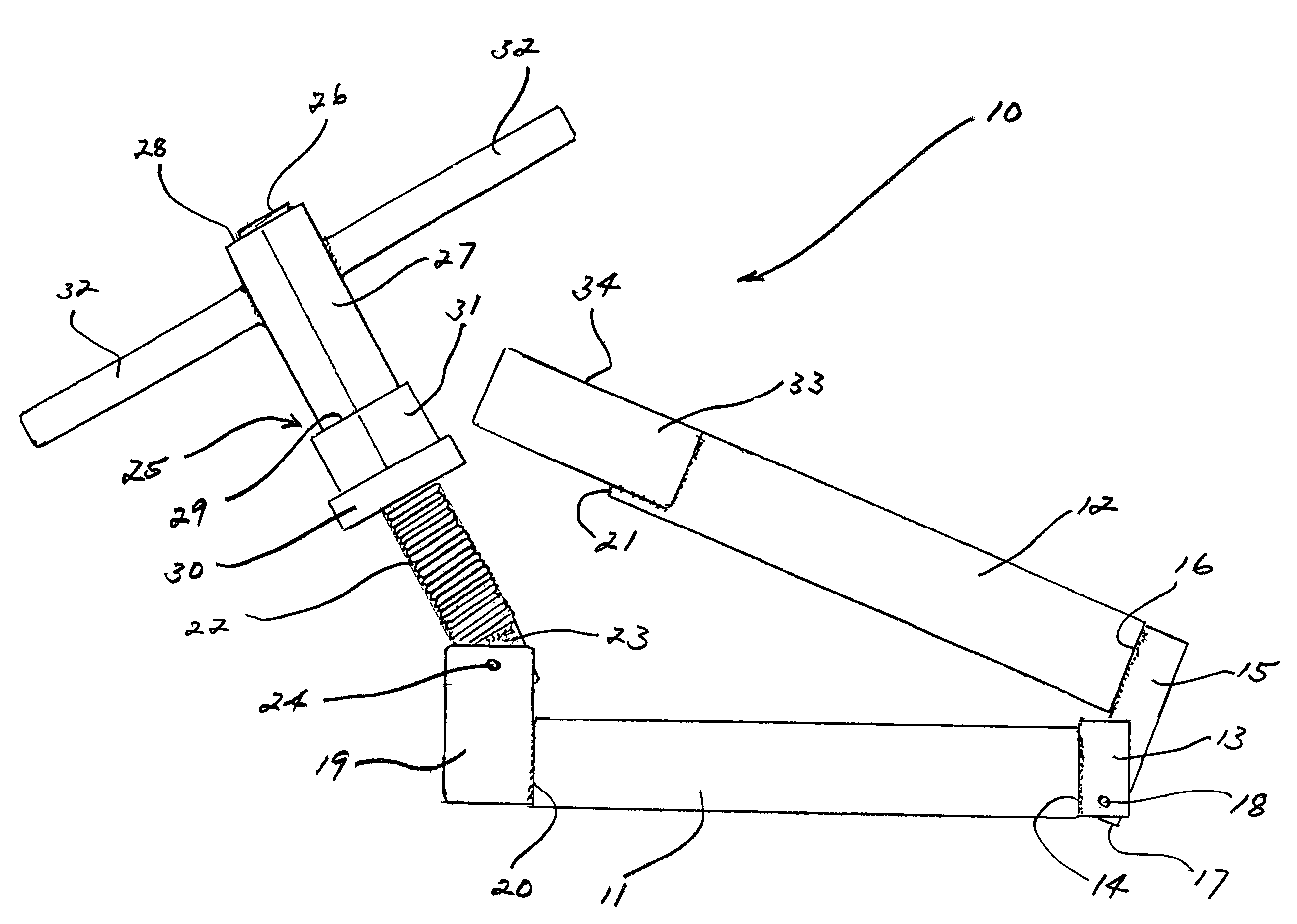Clamp device for temporarily closing flexible pipes without pipe wall damage