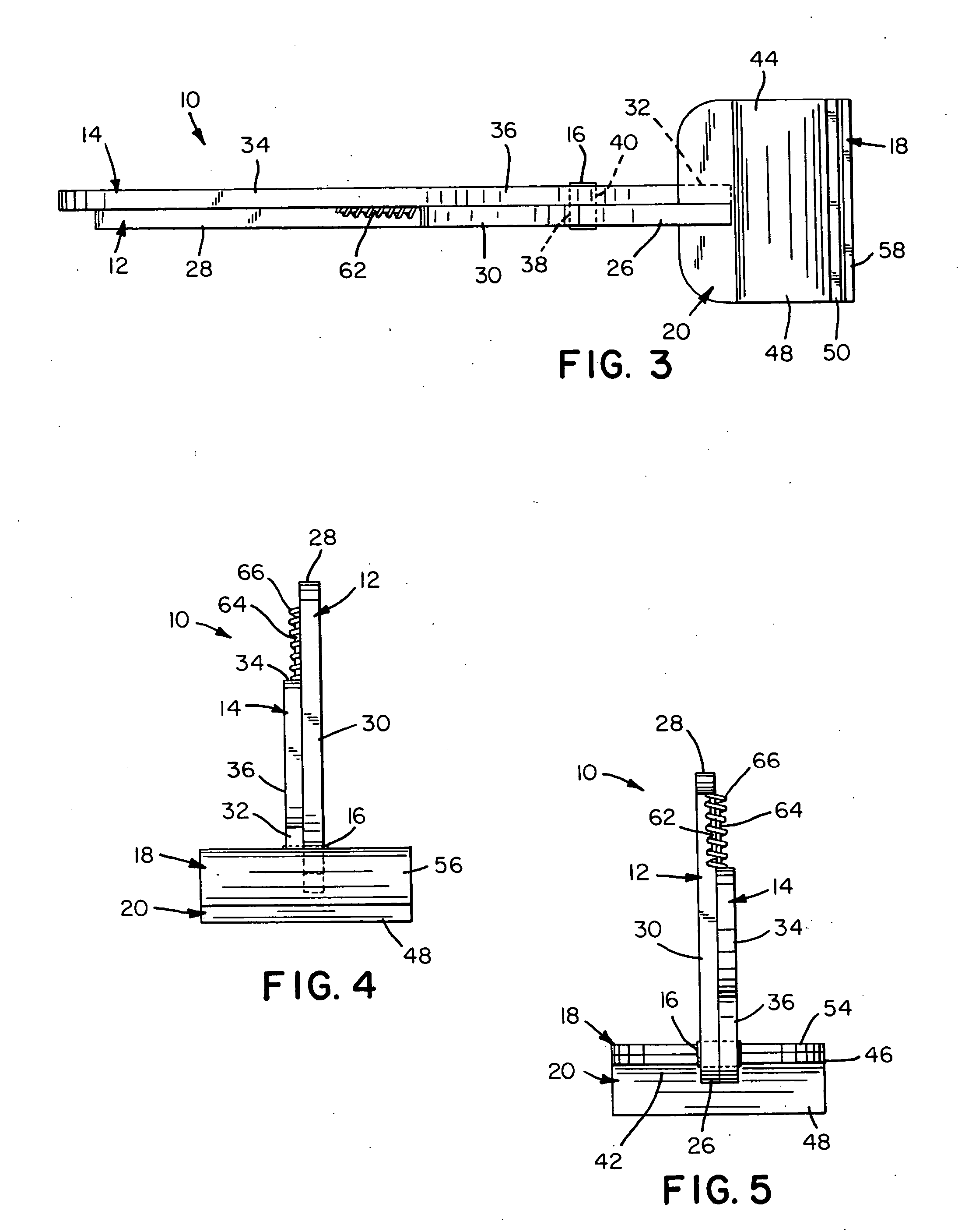 Pan lifting implement