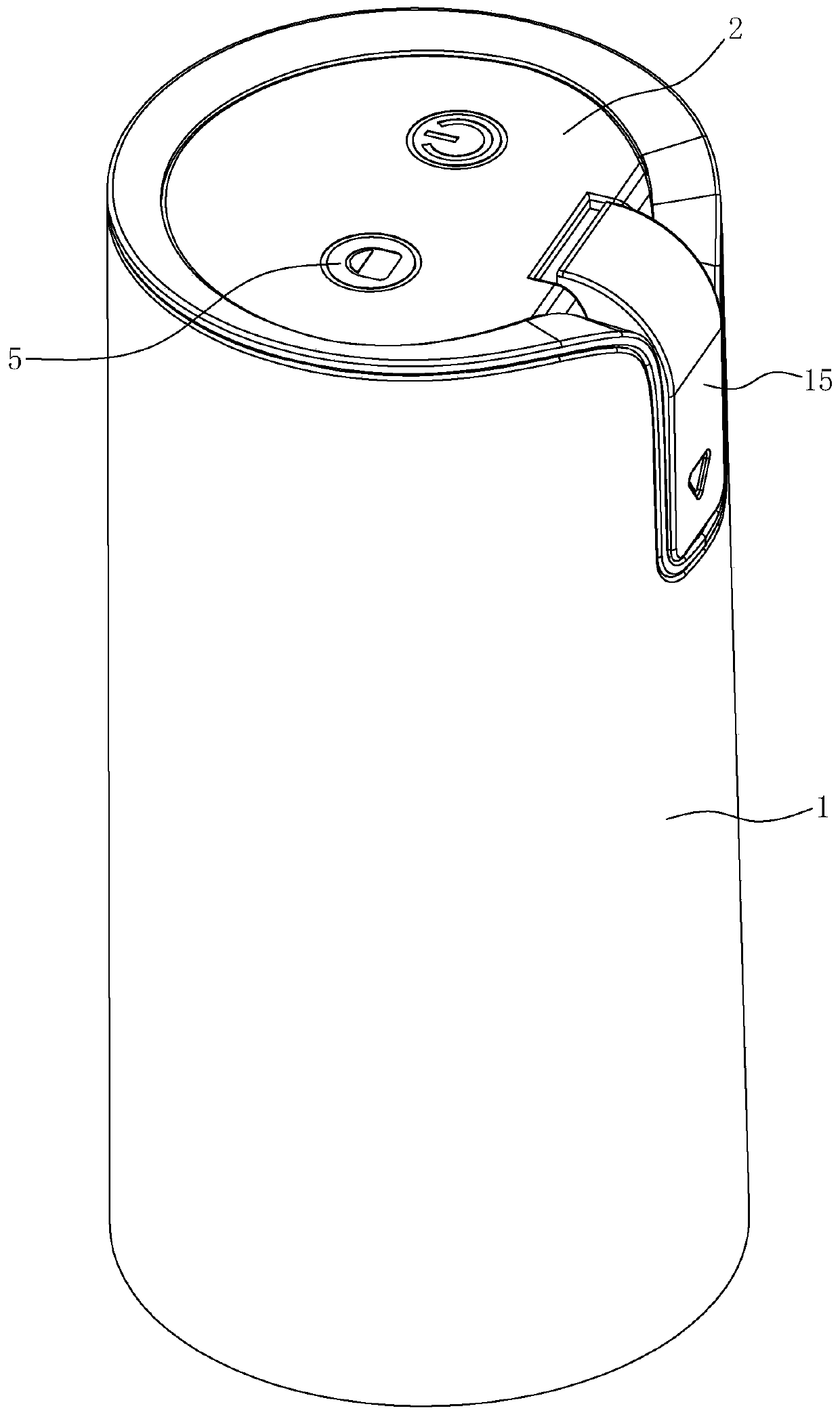 Dustproof electric water pumping device with automatic outward rotating water outlet pipe